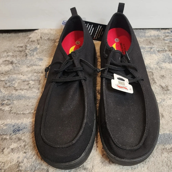 NWT Skechers Arch Fit Melo SR Men's Work Shoe. Slide on black sneakers. 11.5 - Picture 3 of 15